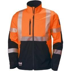 HELLY HANSEN softshell-takki ICU fl. or./musta EN471 LK3